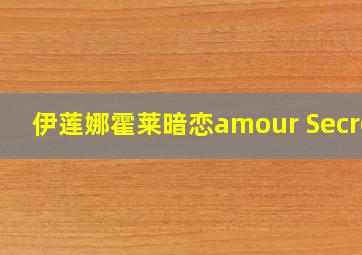 伊莲娜霍莱暗恋amour Secret